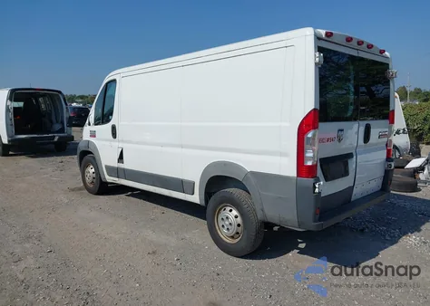 2017 Ram Promaster 1500 Low Roof 136 Wb from USA, damaged, VIN 3C6TRVAGOHE511875